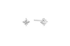  Heart Hunter - Boucles d'oreilles à puces - Argent / Rhodié - Zircone
